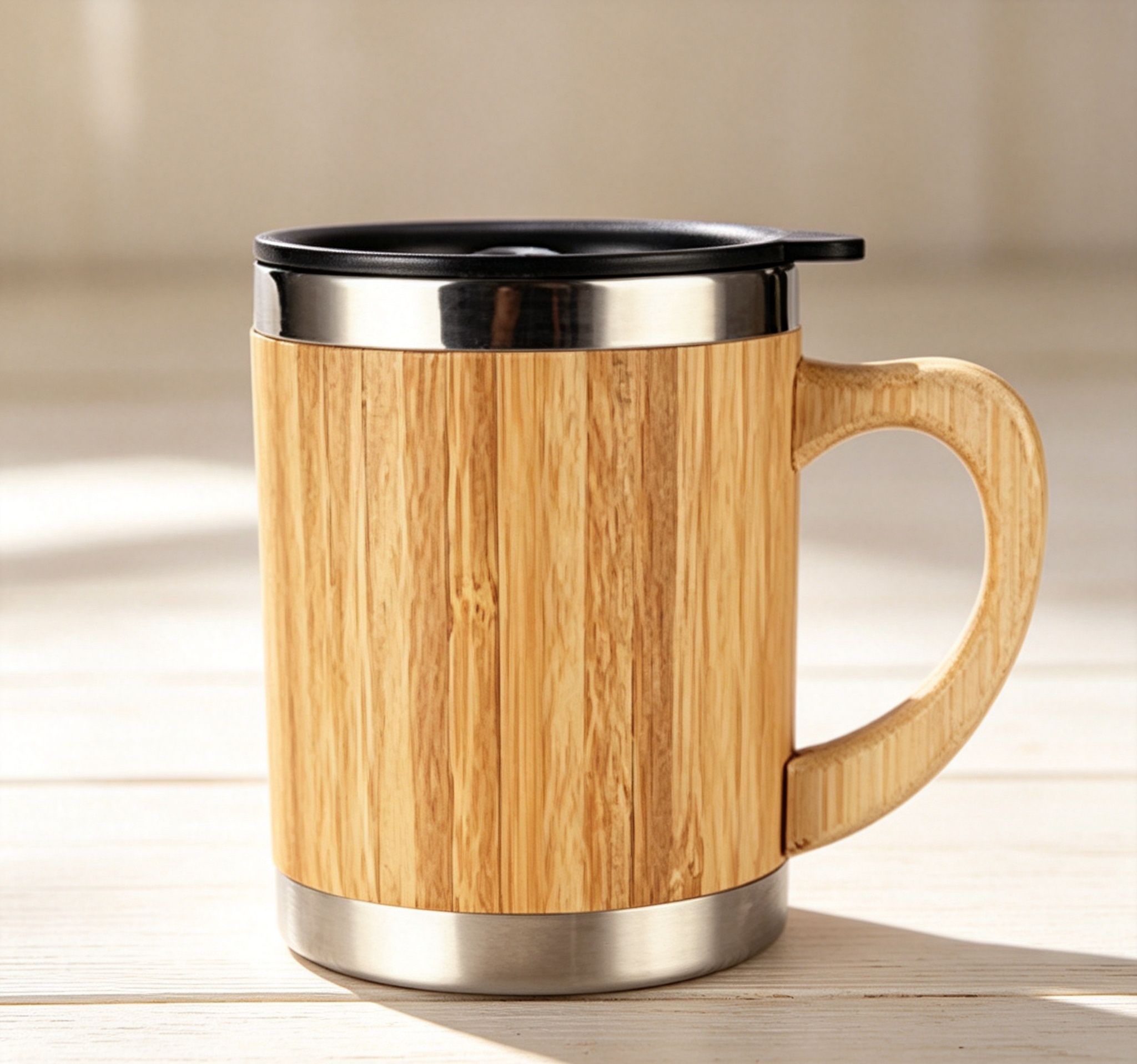 Office mug with lid