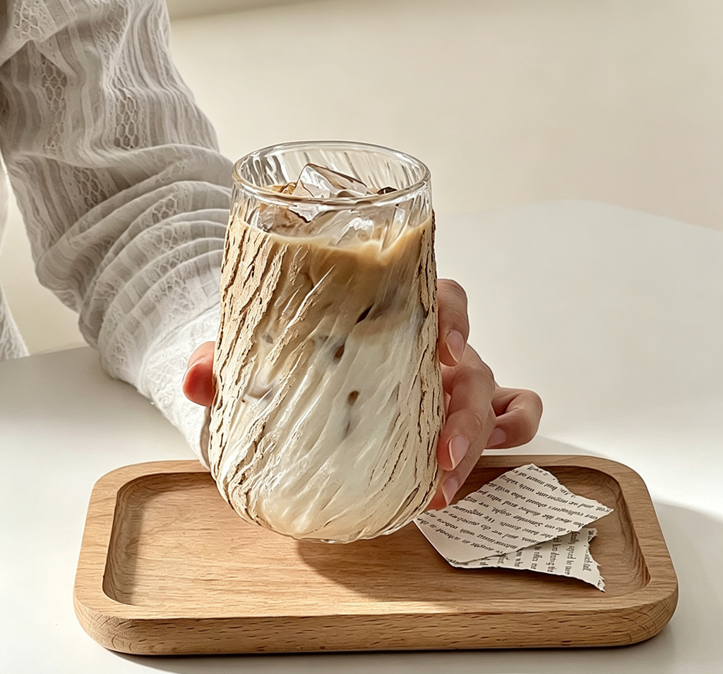 Stylish cups for home-brewed iced coffee and cold drinks